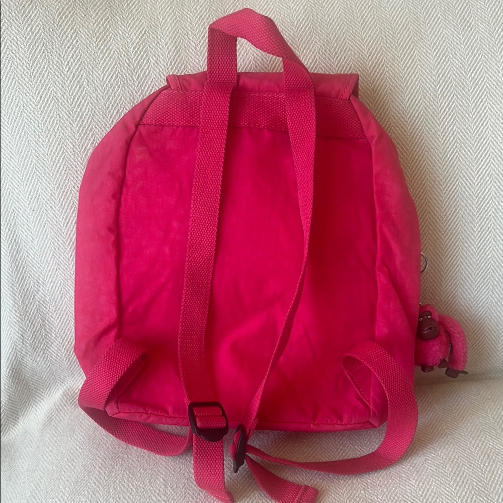Kipling Red Backpack Classic Design Adjustable St… - image 2